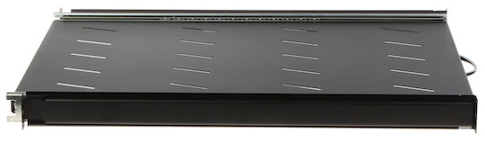 Stalflex Pull-out Shelf 19" 1u 550mm Black Rsr19-1u-550b