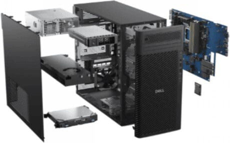 Dell Pro Max Tower T2 Desktop PC (Ultra 9-285K/64GB DDR5/1TB SSD/Linux) με Πληκτρολόγιο (International English)