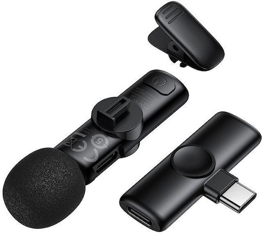 Borofone BFK16 Type C Wireless Lavalier Microphone for Mobile