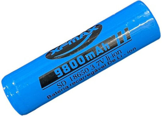 Xfmax Rechargable Battery 18650 9800mAh 3.7V 1pcs