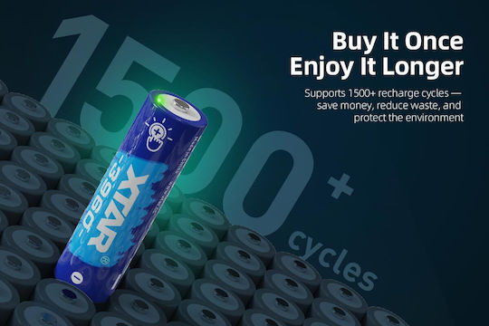 XTAR Rechargeable Battery Li-ion 2500mAh 1.5V