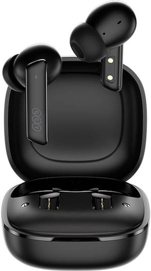 QCY MeloBuds ANC HT05 Bluetooth Handsfree Ακουστικά με Θήκη Φόρτισης Μαύρα