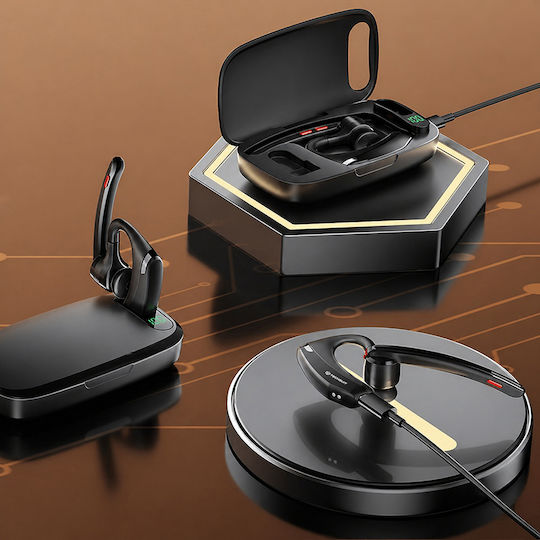 Techsuit SoundForce Pro (G10) In-ear Bluetooth Handsfree Ακουστικό Μαύρο