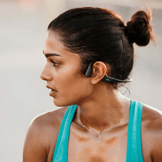 Shokz OpenRun Mini Bone Conduction Bluetooth Handsfree Earphones with Sweat Resistance Black