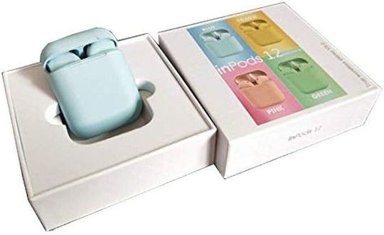 inPods 12 Earbud Bluetooth Handsfree Earphones with Sweat Resistance and Charging Case Yellow