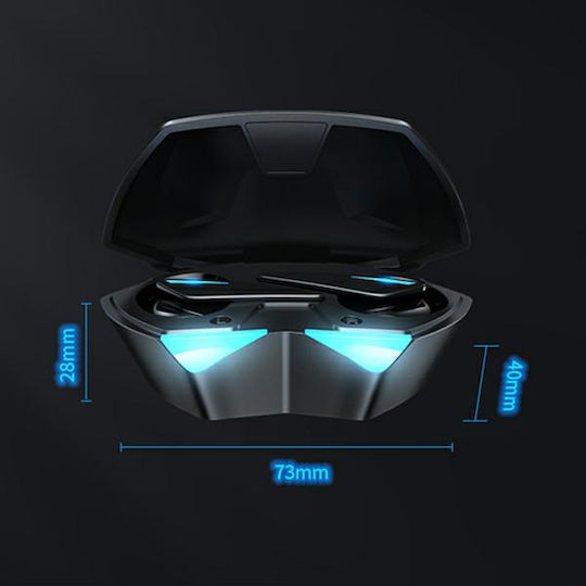 Awei T23 TWS In-ear Bluetooth Handsfree Ακουστικά με Αντοχή στον Ιδρώτα και Θήκη Φόρτισης Μαύρα