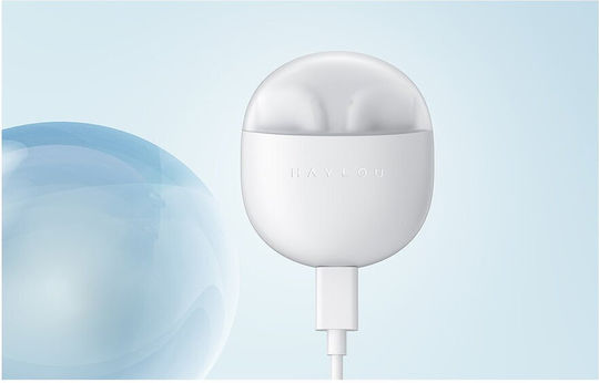 Haylou X1 Neo Earbud Bluetooth Handsfree Ακουστικά με Αντοχή στον Ιδρώτα και Θήκη Φόρτισης Μαύρα