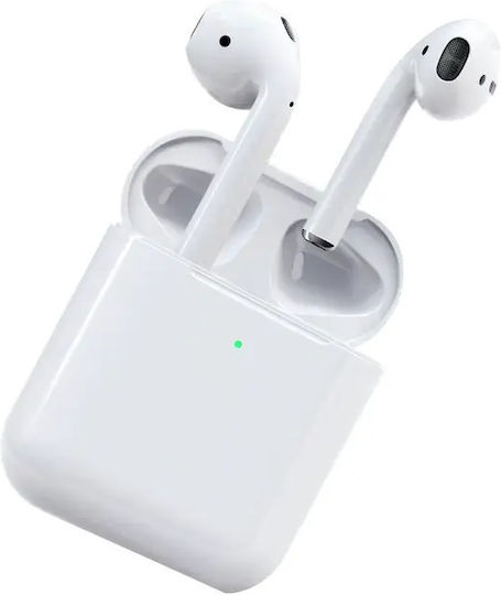 Jellico AirBlue C Earbud Bluetooth Handsfree Earphones with Charging Case White
