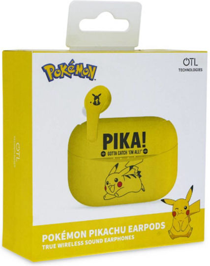 OTL Pokémon Pikachu In-ear Bluetooth Handsfree Earphones with Charging Case Yellow