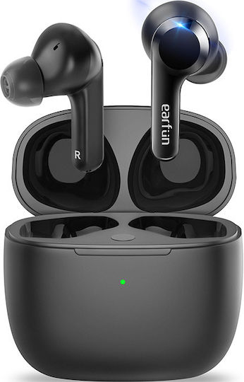 Earfun Air TWS In-ear Bluetooth Handsfree Ακουστικά με Αντοχή στον Ιδρώτα και Θήκη Φόρτισης Μαύρα