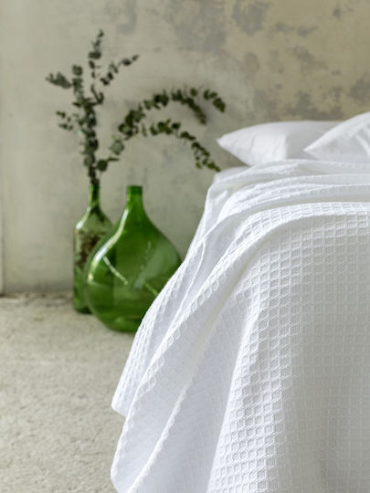 Nima Hotel Blanket Double White 250x260cm 2 Pieces Bianca