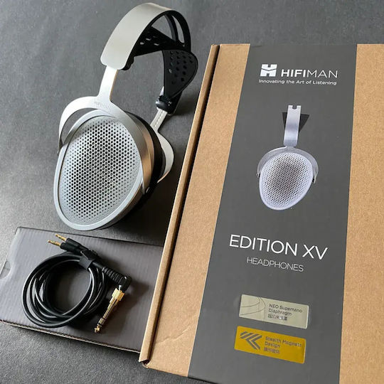 HiFiman Edition XV Verkabelte Über Ohr Kopfhörer Silber