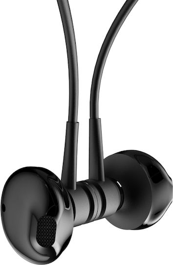 Dudao U5 Plus Earbud Bluetooth Handsfree Ακουστικά με Αντοχή στον Ιδρώτα Μαύρα