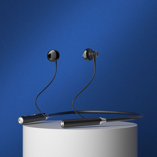 Dudao U5 Plus Earbud Bluetooth Handsfree Ακουστικά με Αντοχή στον Ιδρώτα Μαύρα