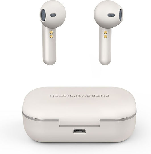Energy Sistem Style 3 Ohrstöpsel Bluetooth-Freisprecheinrichtung Kopfhörer mit Ladeetui Weiß