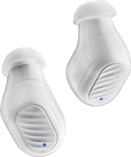 NGS Artica Duo In-ear Bluetooth Handsfree Ακουστικά με Θήκη Φόρτισης Λευκά