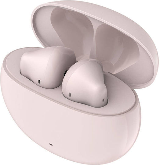 Edifier TWS X2 Earbud Bluetooth Handsfree Ακουστικά με Αντοχή στον Ιδρώτα και Θήκη Φόρτισης Ροζ