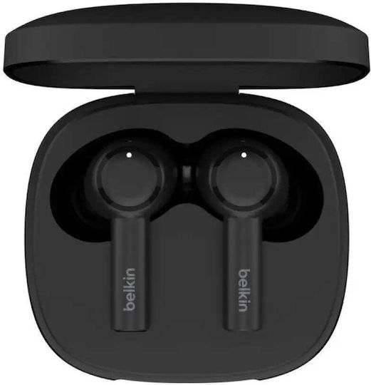Belkin Soundform Pulse In-ear Bluetooth Handsfree Earphones with Sweat Resistance and Charging Case Black