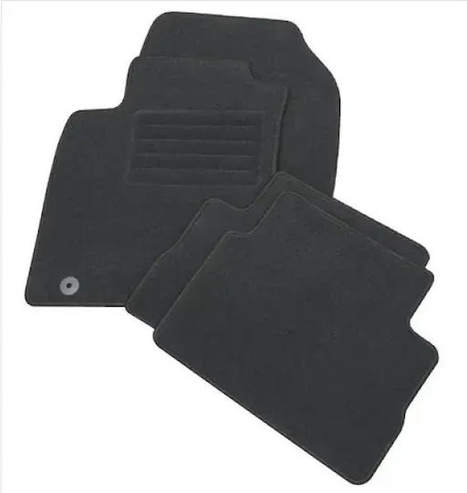 Petex Set of Front and Rear Mats 4pcs for Audi A1 2010+ Black