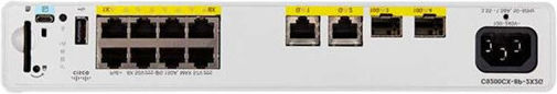 Cisco Catalyst C9200CX-8UXG-2X-E Managed L2 PoE Switch με 8 Θύρες Gigabit (1Gbps) Ethernet και 2 SFP Θύρες