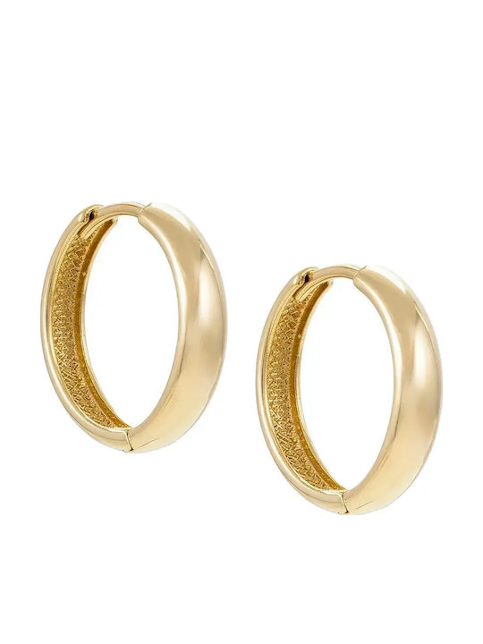 Earrings Hoops Made of 14K Gold