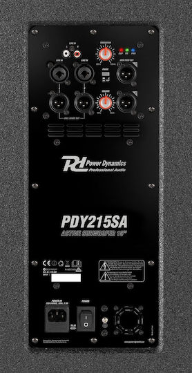 Power Dynamics SOSUB203 Αυτοενισχυόμενο Subwoofer PA 900W 15"