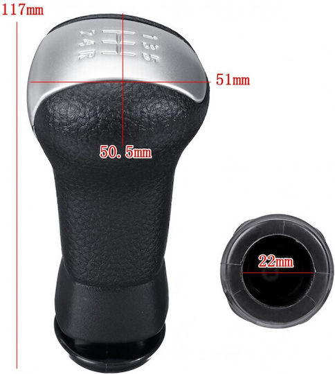Carman Shift Knob X Trail Qashqai J10 Gear Shift for Nissan X-Trail 2006-2013 Black