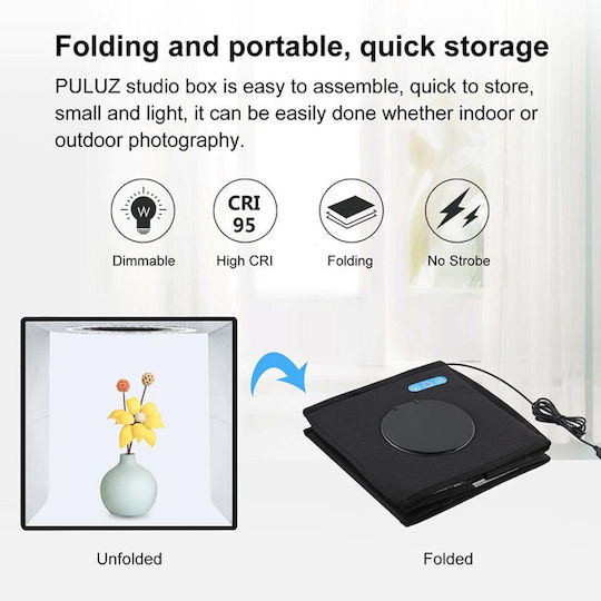 Photo Box Φωτιζόμενο 25x25x25cm
