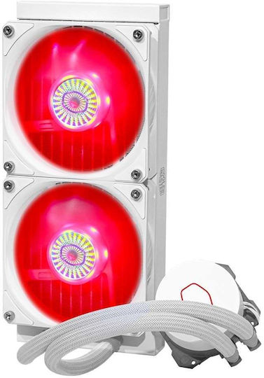 CoolerMaster Masterliquid ML240L V2 RGB v2 Wasserkühlung AIO CPU mit 2 Lüfterabmessung 120mm Weiße