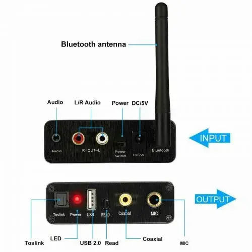 StarTech Bluetooth 5.0 Receiver με θύρα εξόδου Optical