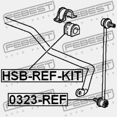 Μπροστινός Δακτύλιος Σταθεροποιητή Σετ Honda Cr-v Re7 2008-2011 Eu 06510-sww-305