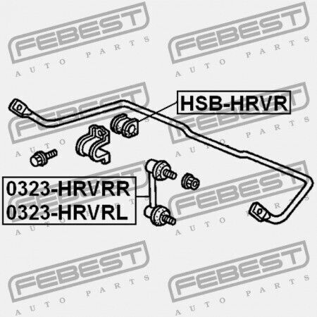 Заден Пръстен Стабилизатор Хонда HR-V GH4 2000-2005 EU 52315-S2H-003