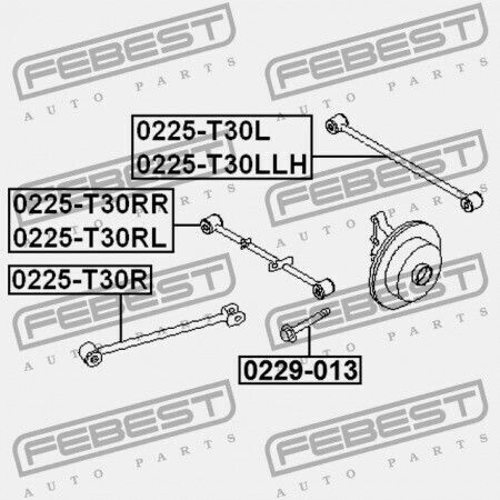 Bară Longitudinală Spate Nissan X-Trail T30 2004.03-2006.12 Ca 55110-8h505