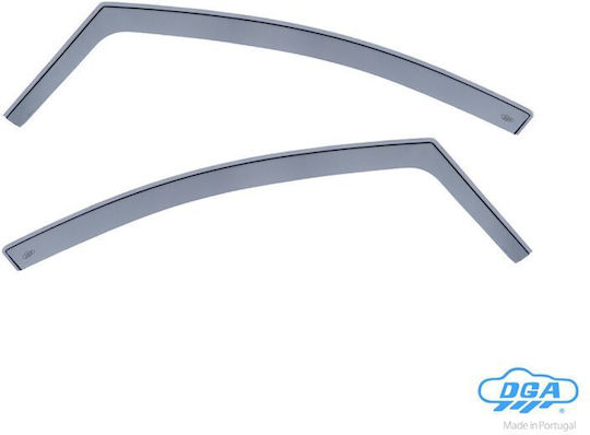 DGA Set of Windbreakers Front Car Dark Fime for Ford C-Max 2pcs
