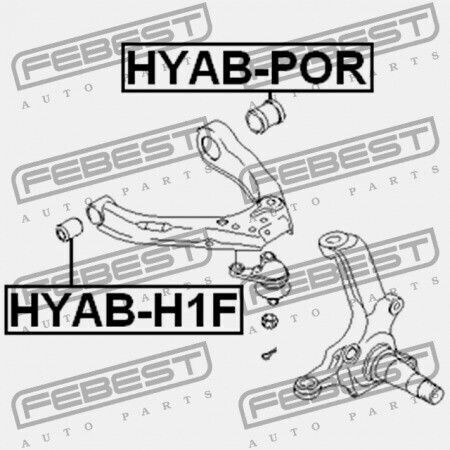 Inel Frontal Braț Control Hyundai H-1 02 -sep.2006 2001 Cis 54535-4a800