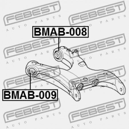 Δακτύλιος Βραχίονα Ελέγχου Πίσω Κάτω Bmw X5 E70 2006-2013 Ece 33326770951