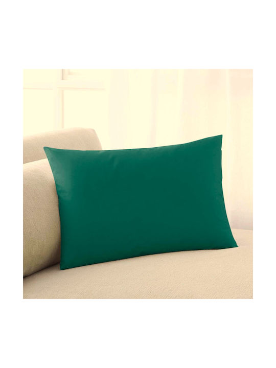 Kotonia Home Σετ Μαξιλαροθήκες με Φάσα Πράσινες 50x70εκ.