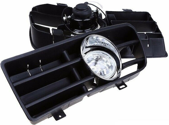 Σέτ Μάσκα και Προβολάκια Ομίχλης Vw Golf 4 1997-2006 LED 2τμχ