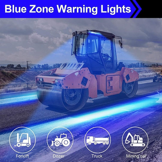 Водоустойчив Фарове за кола с форма на лента LED Универсален Mercedes-Benz V 12 - 80V 30W 16см с Син осветление 1бр