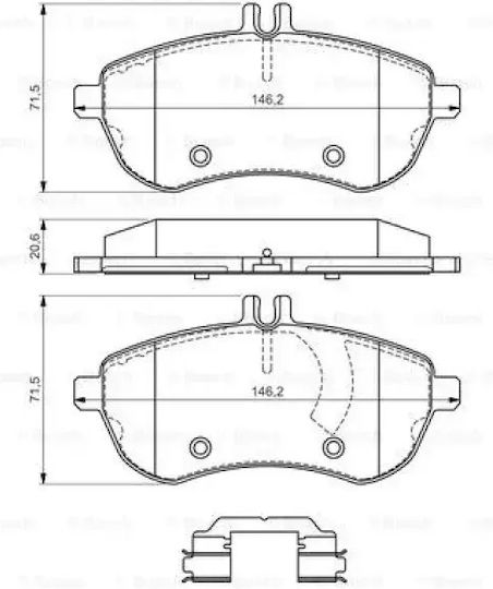 Bosch Disc Brake Pad Set