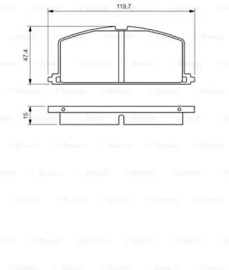 Bosch Disc Brake Pad Set