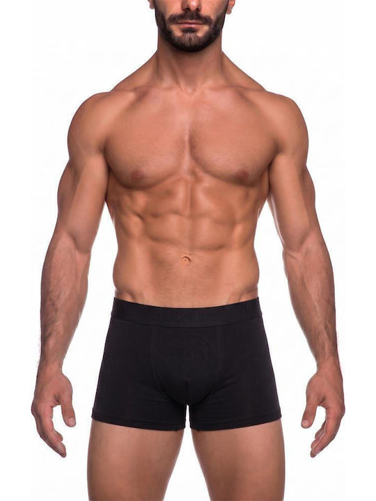 Herren Boxershorts Beige/Schwarz 2er Pack