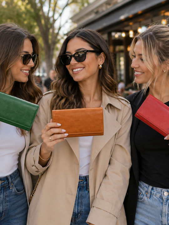 Leather Women's Wallet Black
