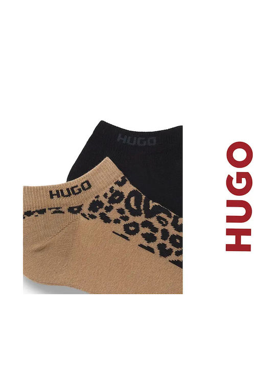 Hugo Дамски Чорапи Бежови 2Брой