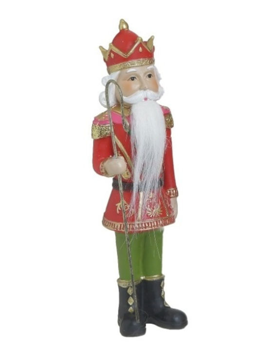 Inart Christmas Nutcracker from Polyresin Height 22cm