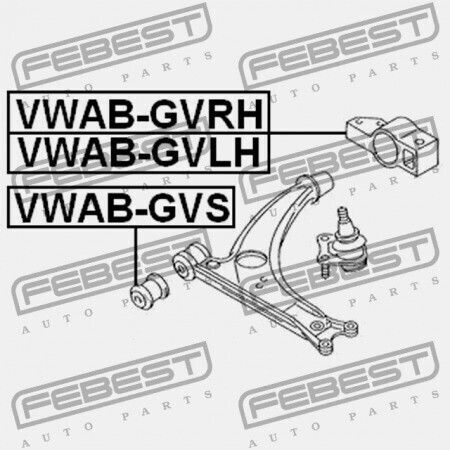 Болт Заден Лост Контрол Десен Предно Audi A3 S3 Sportb Lim Qu 2004-2013 Rdw 1k0199232j