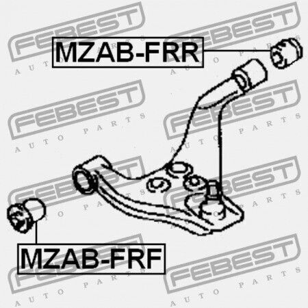Front Control Arm Ring Mazda Bongo Friendee Sg 1995-2001 Jp S10h-34-470