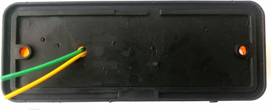 12v 24v Orange Marker Light 14cm X 5.5cm 1 Piece Fzmar362