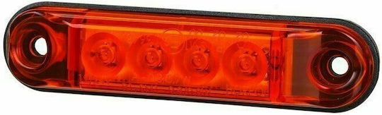 Horpol Truck Volume Light 12V - Red PL0020