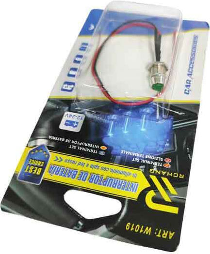 Rchang Ендикационна Лампа Led 12/24v Зелен Led Indicator Light Green